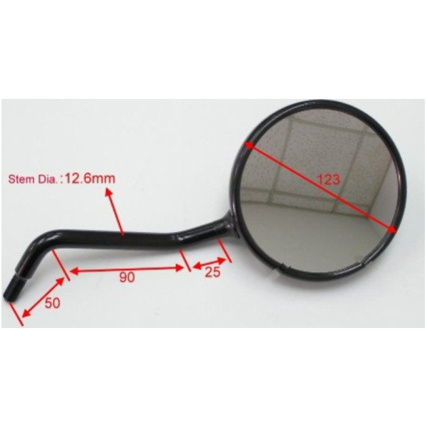 Mirror black jmp BA19H0030BR