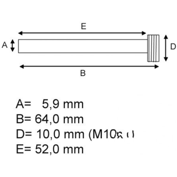 Gleitstift Satz Bremsklotz Tourmax_1