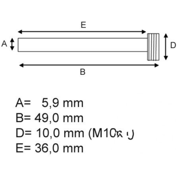 Gleitstift Satz Bremsklotz Tourmax PPS903_1