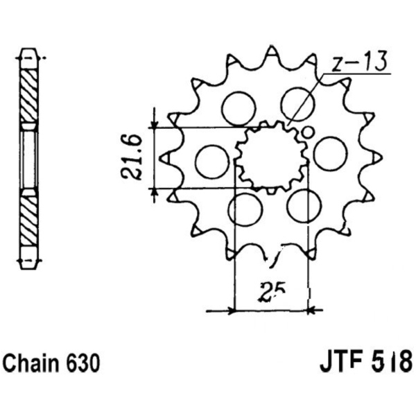 Front sprocket 15tooth m Ringsn_1