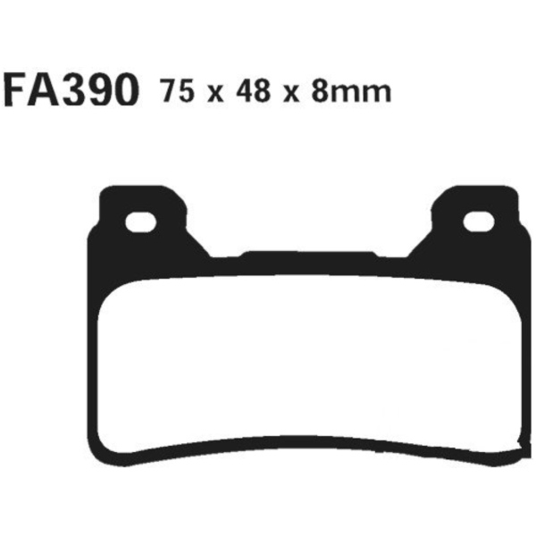 Brake pads sintered hh ebc FA390HH