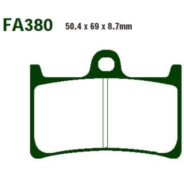 Brake pads sintered epfa ebc EPFA380HH