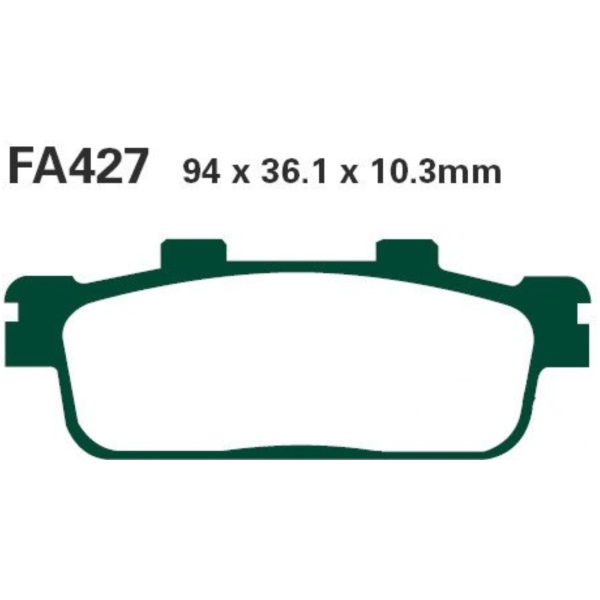 Brake pads scooter ebc SFA427