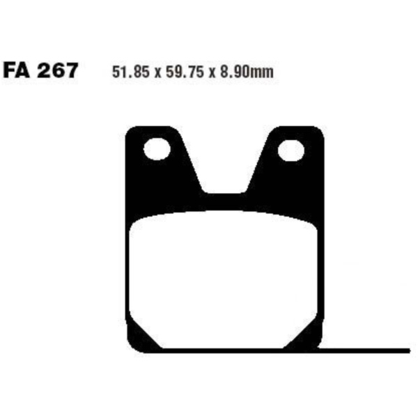 Bremsbeläge Bremsklotz Standard EBC FA267