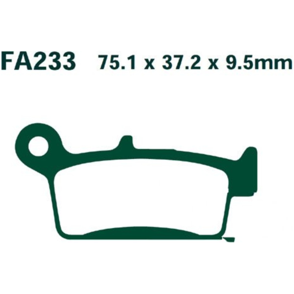Brake pads scooter ebc SFA233