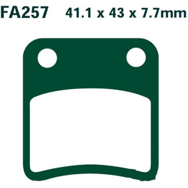 Brake pads scooter ebc SFA257