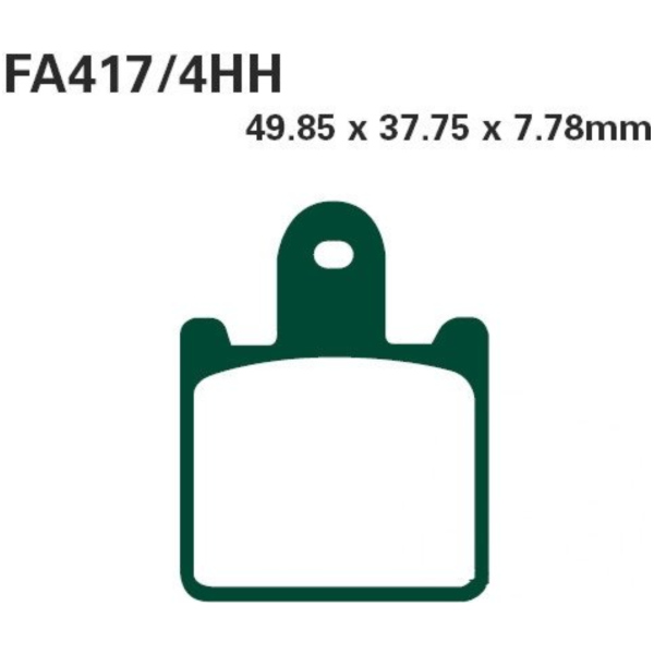 Bremsbeläge Bremsklotz Sinter HH EBC FA4174HH