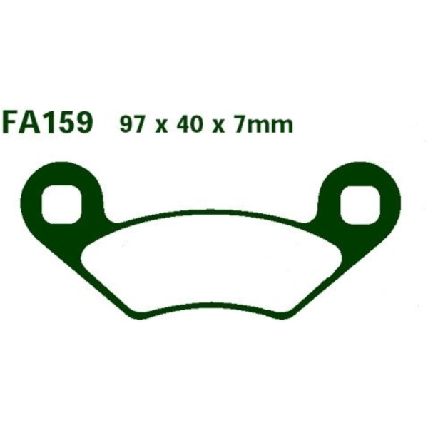 Brake pads sintered r ebc FA159R