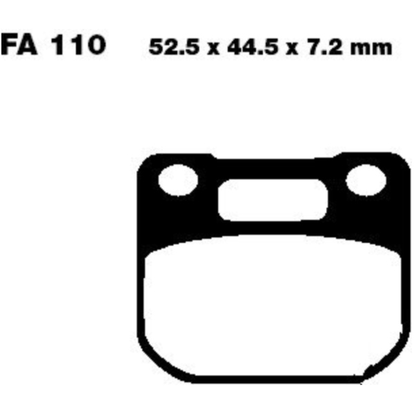 Brake pads std ebc FA110