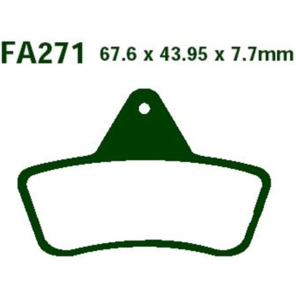 Brake pads std ebc FA271TT
