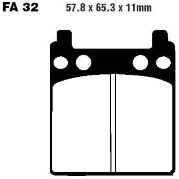 Bremsbeläge Bremsklotz Standard EBC FA032