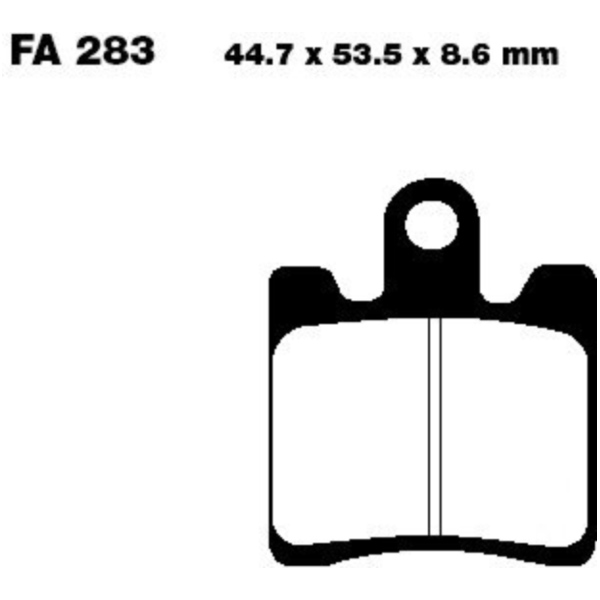 Brake pad sinter hh scooter ebc SFA2834HH