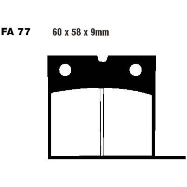 Bremsbeläge Bremsklotz Standard EBC FA077