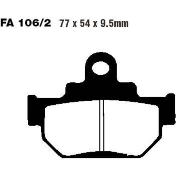 Brake pads std ebc FA1062TT