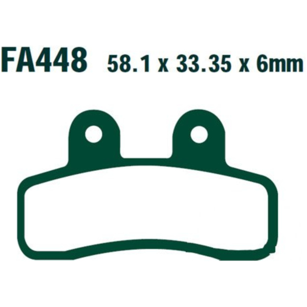 Brake pads std ebc FA448