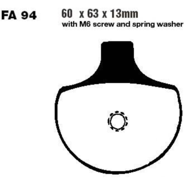 Brake pads std ebc FA094