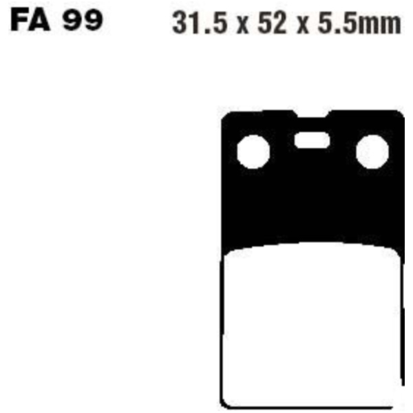 Brake pads std ebc FA099