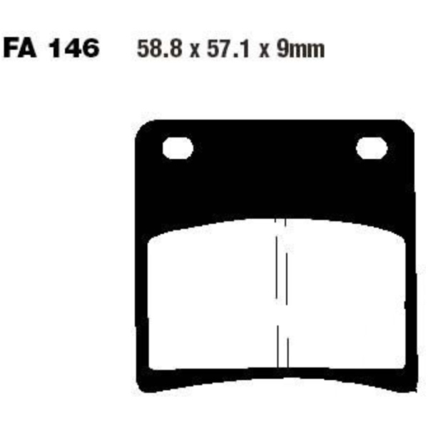 Bremsbeläge Bremsklotz Standard EBC FA146