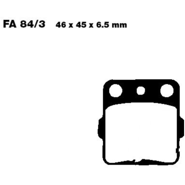 Bremsbeläge Bremsklotz Sinter R EBC FA0843R