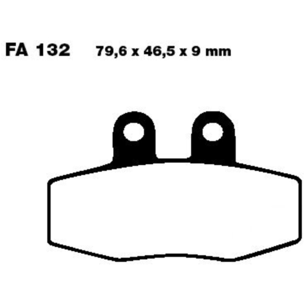 Bremsbeläge Bremsklotz Standard EBC FA132