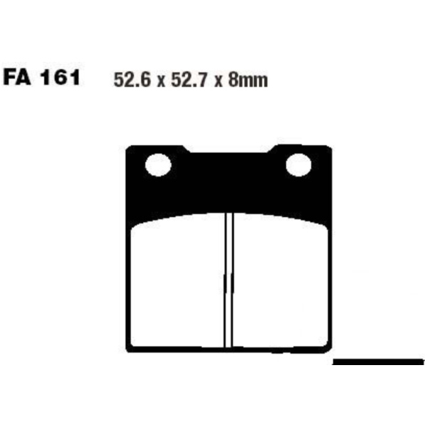 Bremsbeläge Bremsklotz Standard EBC FA161