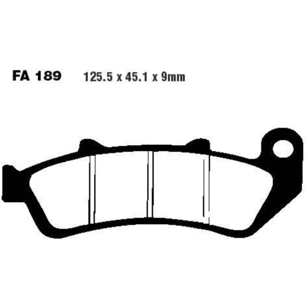 Brake pads std ebc FA189