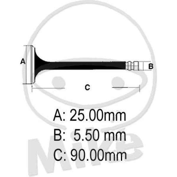 Intake valve 68011020_1