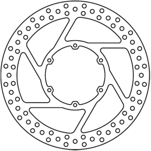 Brake disc trw lucas MST337