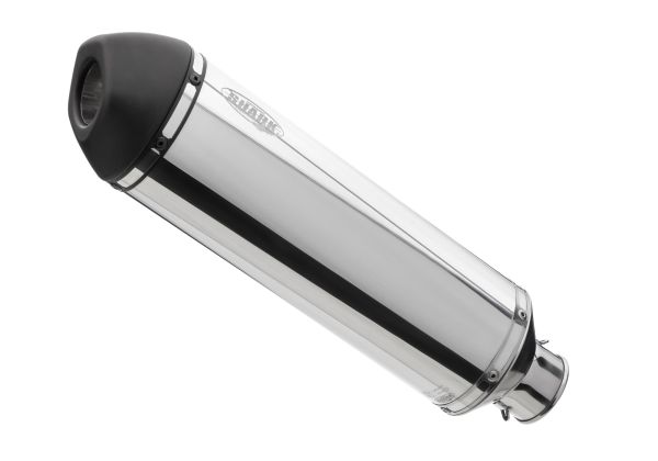 DSX-5 slip on exhaust - silver for: HONDA VFR1200X Crosstourer SC70