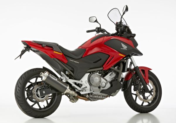 Rac 1 Slip on Ersatzdämpfer Auspuff für: HONDA NC750X RC90, NC750S RC88
