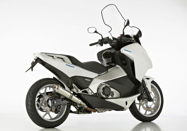 SP slip on exhaust - silver for: HONDA Integra 750 RC89