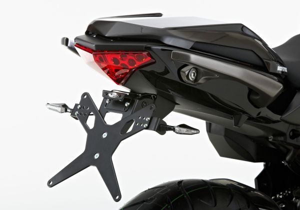 License plate holder - black for: KAWASAKI ER-6n ER650A, ER-6f EX650A