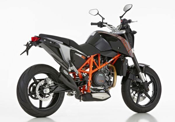 Pro 2 Slip on Ersatzdämpfer - schwarz-matt Auspuff für: KTM 690 Duke R KTM 690 Duke, 690 Duke KTM 690 Duke