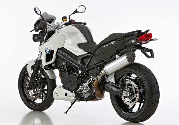 DSX-5 Slip on Ersatzdämpfer - silber Auspuff für: BMW F 800 R 4R80 passend für BMW F 800 ABS ESA 800 4R80/K73 2018, 48 PS, 35 kw