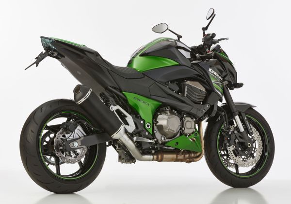 DSX-10 Slip on Ersatzdämpfer - schwarz-matt Auspuff für: KAWASAKI Z800e ZR800C/D