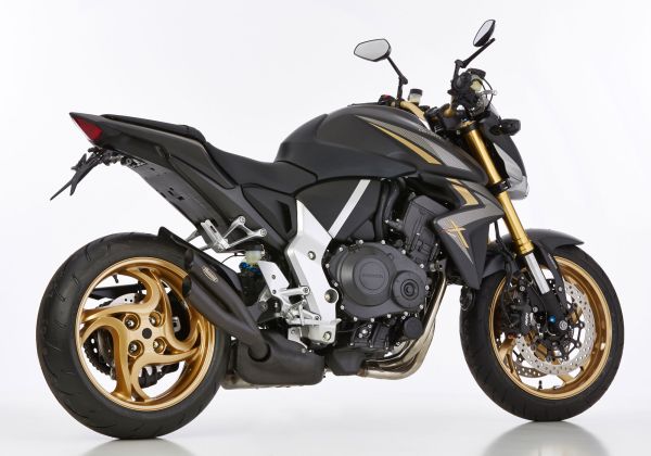Pro 2 Slip on Ersatzdämpfer - schwarz-matt Auspuff für: HONDA CB1000R SC60