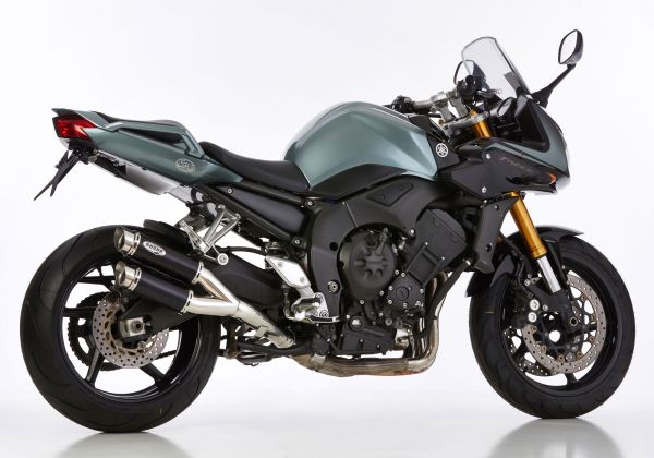 Track Slip on Ersatzdämpfer - schwarz Auspuff für: YAMAHA FZ1 RN16, FZ1 Fazer RN16