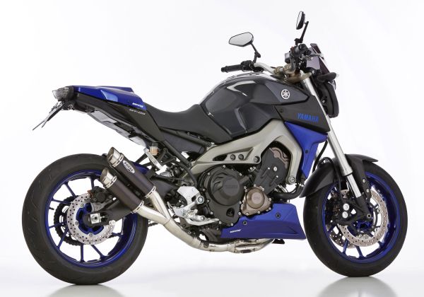 Track Komplettanlage - schwarz Auspuff für: YAMAHA MT-09 Sport Tracker RN29, MT-09 Street Rallye RN29
