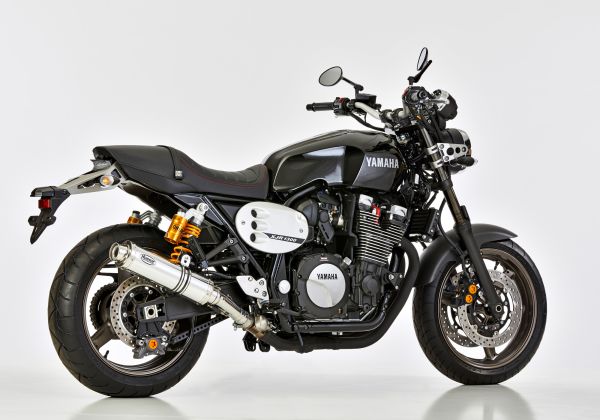 Supersport Slip on Ersatzdämpfer - silber Auspuff für: YAMAHA XJR1300 RP19