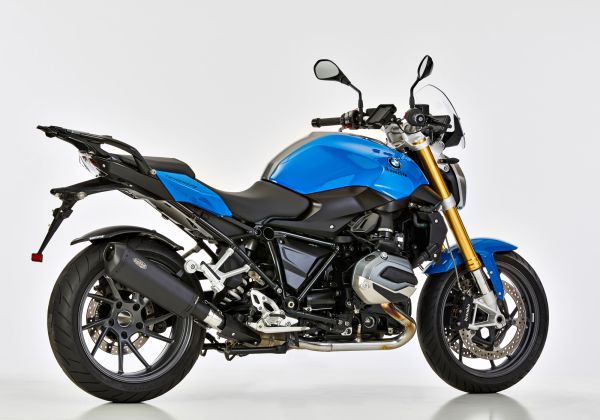 DSX-10 Slip on Ersatzdämpfer - schwarz-matt Auspuff für: BMW R 1200 R R12WR, R 1200 RS R12WR