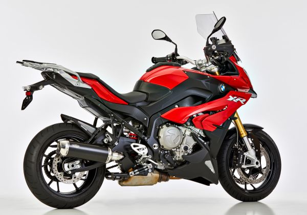 DSX-5 Slip on Ersatzdämpfer - schwarz Auspuff für: BMW S 1000 XR 2X10 passend für BMW S ABS DTC 1000 2X10/K49 2017, 165 PS, 121 kw