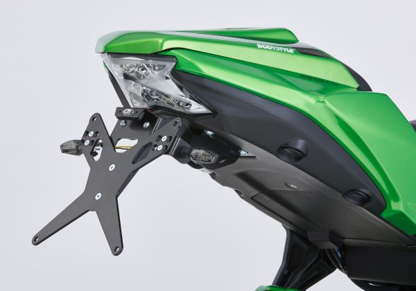 License plate holder - black for: KAWASAKI Z650 ER650H, Ninja 650 EX650K
