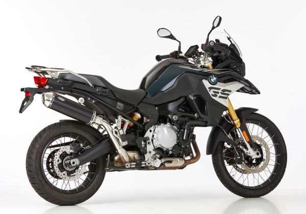 DSX-5 Slip on Ersatzdämpfer - schwarz Auspuff für: BMW F 850 GS Adventure 4G85, F 750 GS 4G85