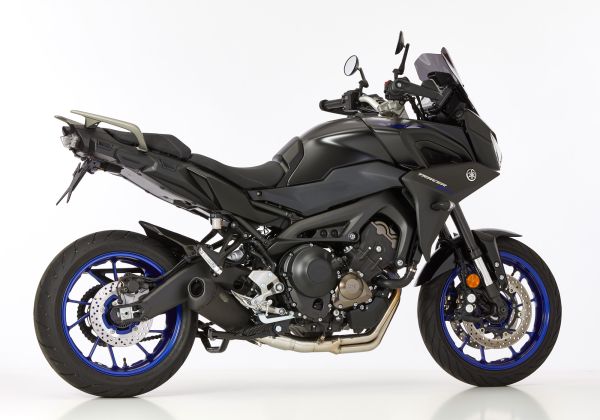 DSX-10 Komplettanlage Super Short - schwarz-matt Auspuff für: YAMAHA Tracer 900 RN57, Tracer 900 RN43