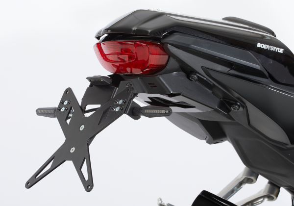Kennzeichenhalter - schwarz Nummernschildhalter für: HONDA CBR650R RH01, CB650R RH02 7210043
