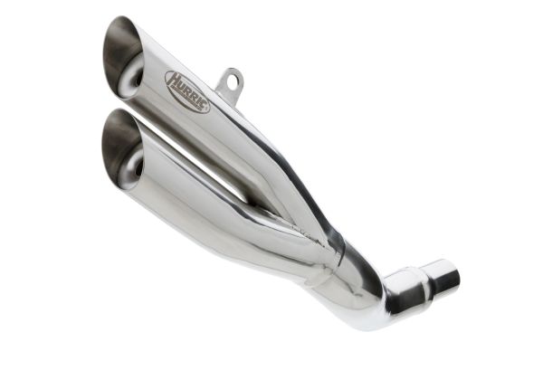 Pro 2 slip on exhaust - silver for: HONDA CB600 Hornet PC41, CBR600F PC41