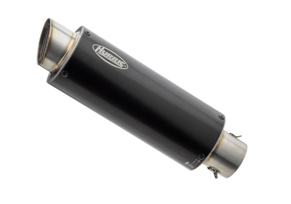TEC One slip on exhaust super short - black for: YAMAHA FZ8 RN25