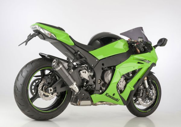 Street GP slip on exhaust super short for: KAWASAKI ZX-10R ZXT00S, ZX-10R SE ZXT02C