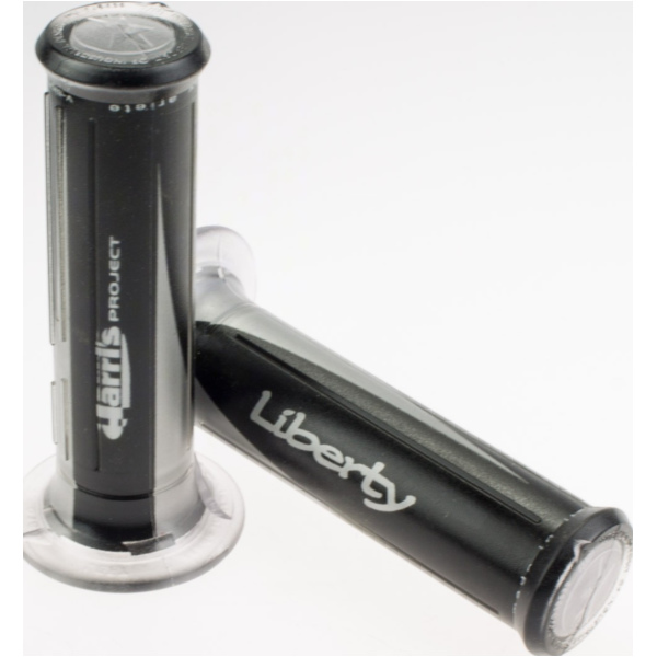 MotorradGriffgummi, Griffgummi Lenkergriffe (Paar) Scooter-120mm / schwarz-silber
