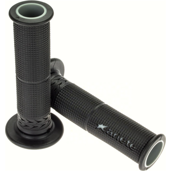 Handlebar set grip Estoril 120mm Superbike Gel - open/black-grey